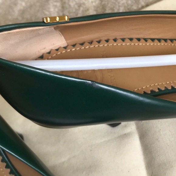TORY BURCH Penelope Ombre Pointy Toe Pump in Green/Blue - Picture 15 of 16